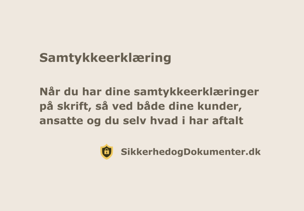 Samtykkeerklæring