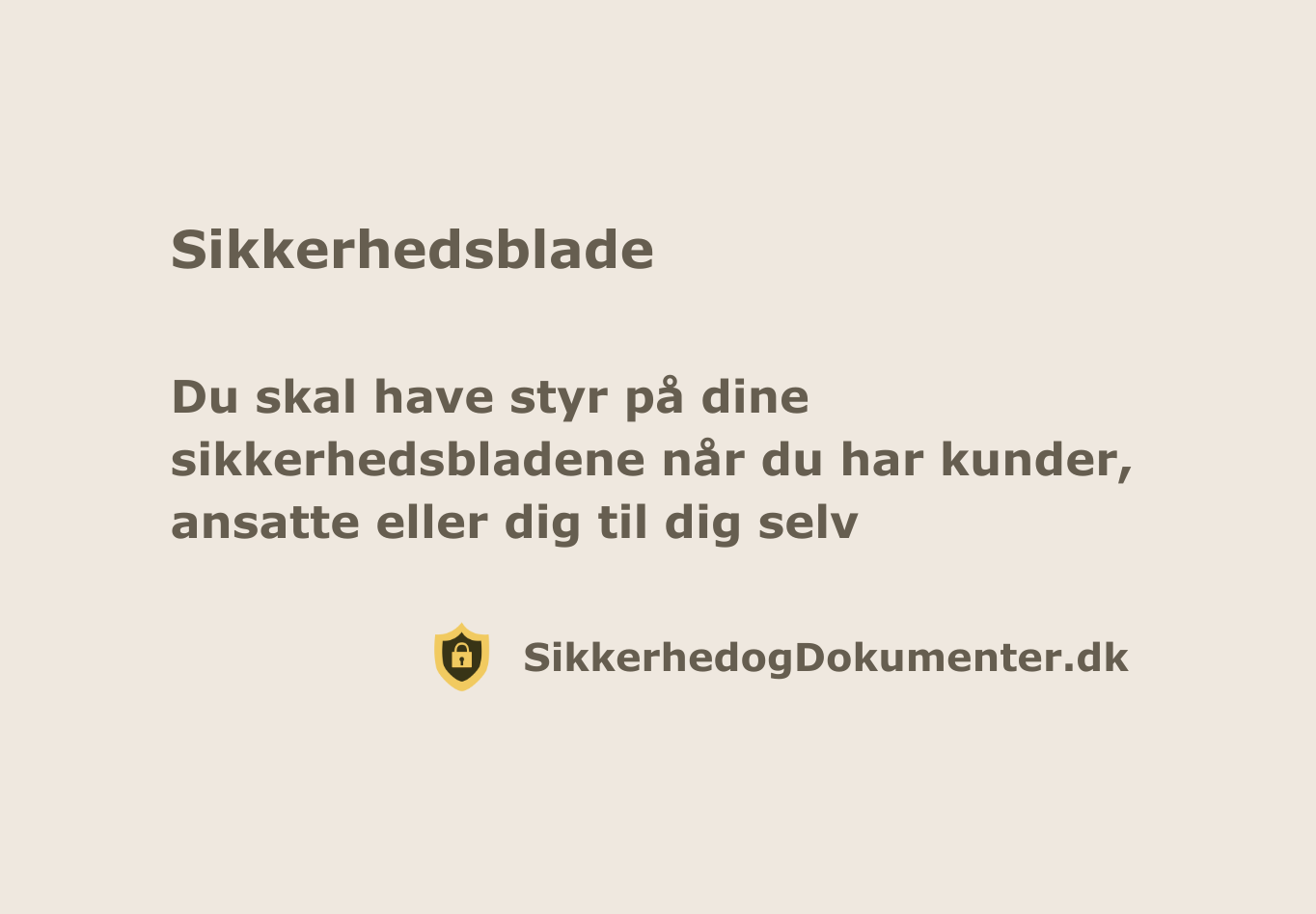 Sikkerhedsblade