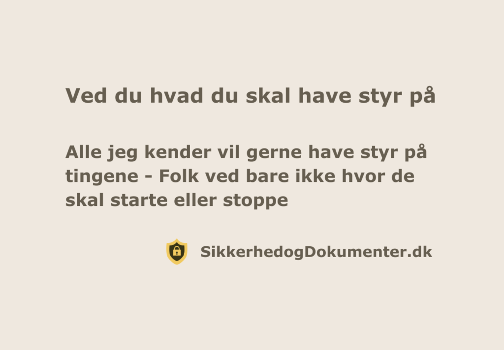 Styr på